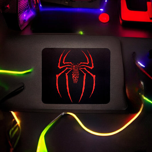 FARFIL Spiderman Dynamic Emblem Mousepad: Elevate Your Workspace!