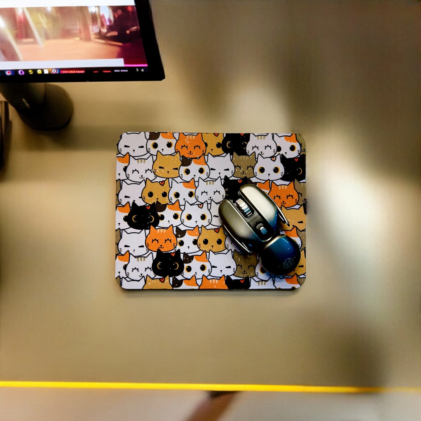 FARFIL Charming Kittens Mouse pad: Adorable Feline Designs for Your Workspace