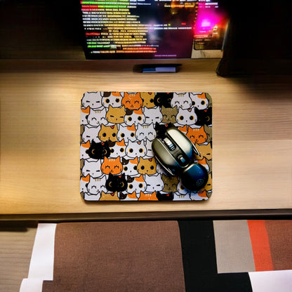 FARFIL Charming Kittens Mouse pad: Adorable Feline Designs for Your Workspace