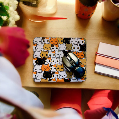 FARFIL Charming Kittens Mouse pad: Adorable Feline Designs for Your Workspace