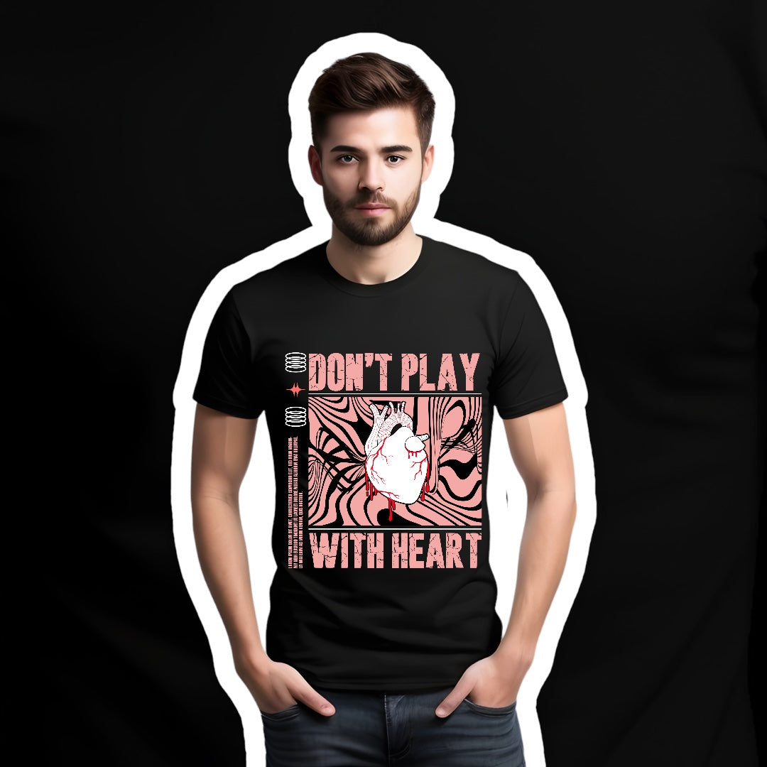 Heart's Warning: Don't Play with Heart T-shirt