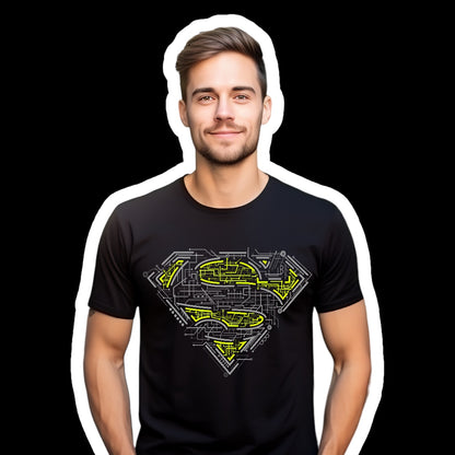 Man of Steel Symbol: Superman T-shirt Design