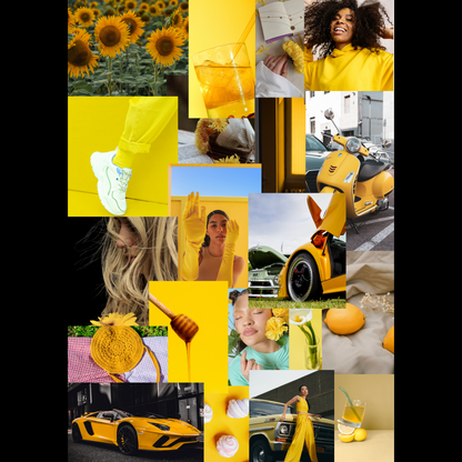 Yellow Bliss: A Collage of Moments