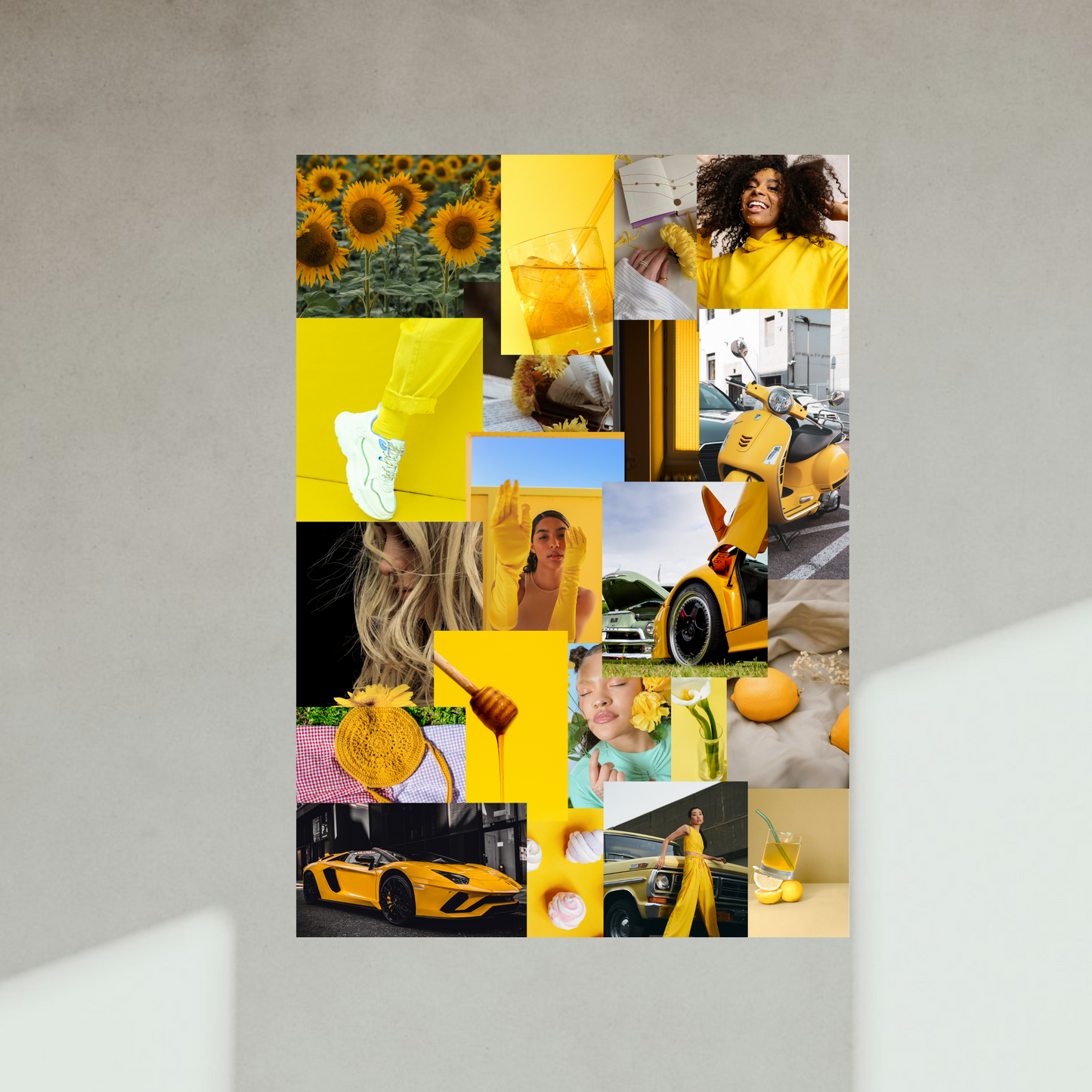 Yellow Bliss: A Collage of Moments