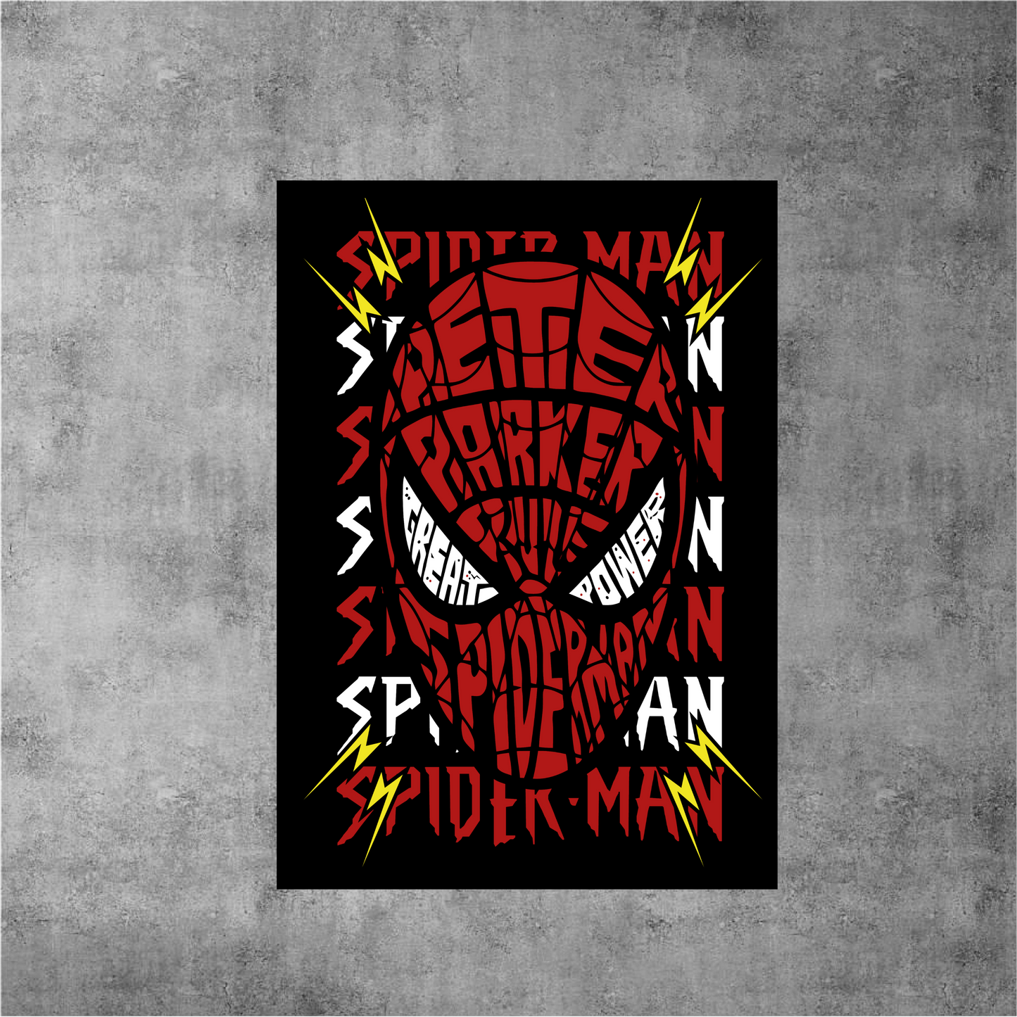 Heroic Web-Slinger Art Poster