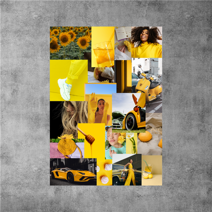 Yellow Bliss: A Collage of Moments