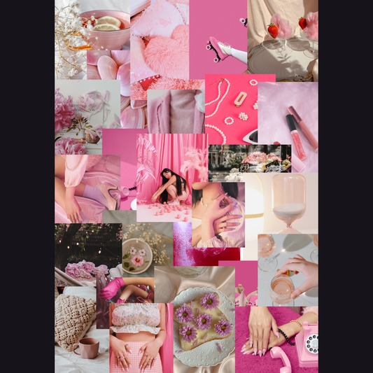 Pretty in Pink: Collage of Life's Delights